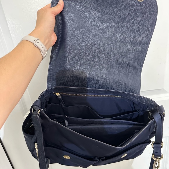 Tory Burch navy diaper bag - Picture 3 of 5